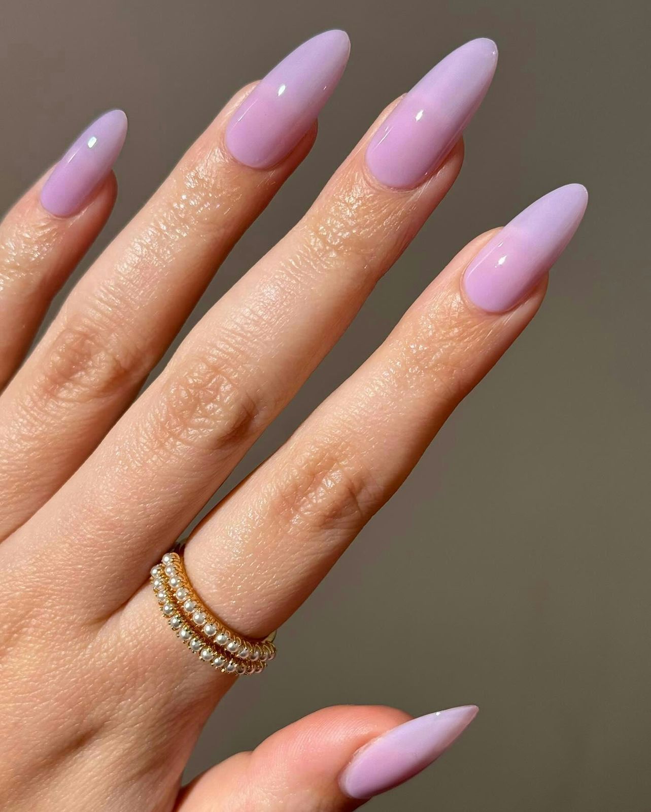 Floral French Tips Visual Idea — Lavender Nails 2027