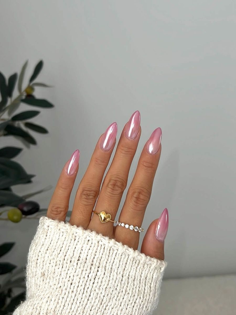 Visual Idea Visual Idea — Light Pink Wedding Nails 2027