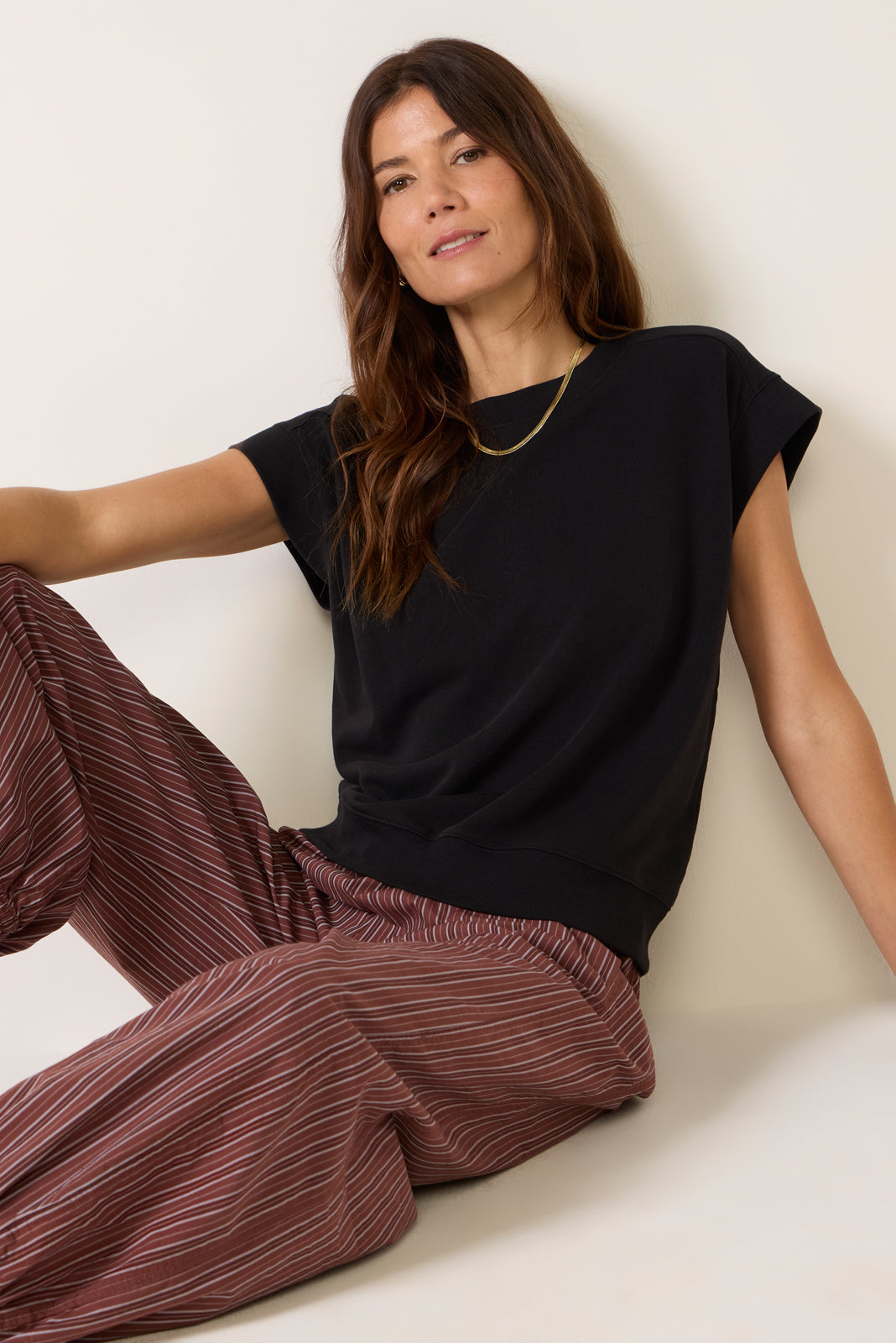 Elevated Basics: Wide-Leg Trousers and Crewneck Top — Game Day Outfits 2026