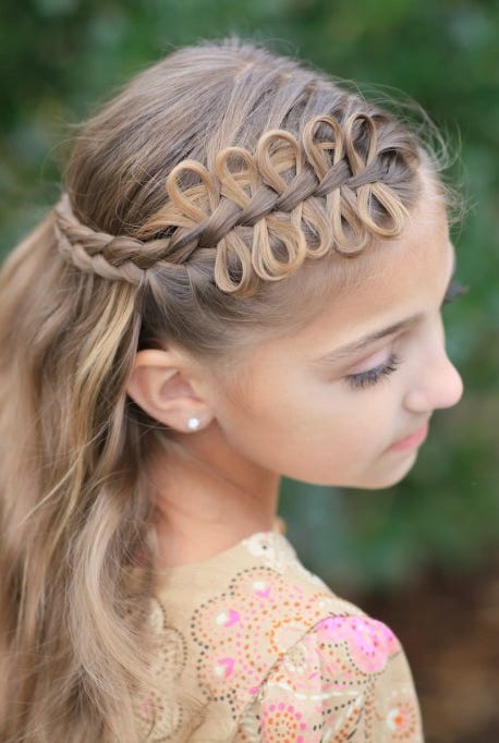 Dutch Braid with Succulents and Flowers Dutch Braid with Succulents and Flowers — Easter Hairstyles 2027