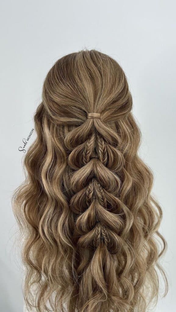 Back View Visual Idea — Down Birthday Hairstyles 2027