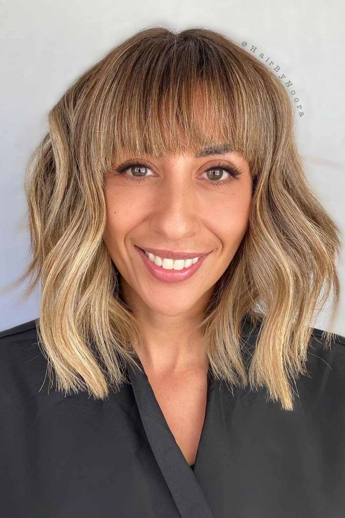 Blonde With Highlights Visual Idea Blonde With Highlights Visual Idea — Low Maintenance Bangs 2027