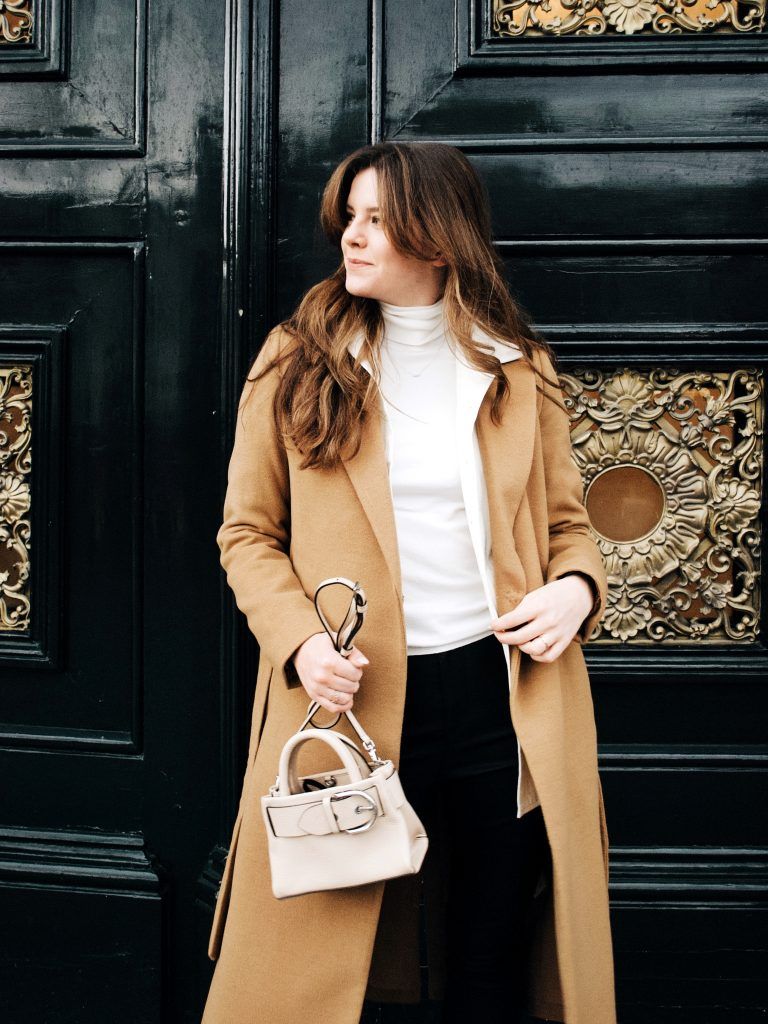 Classic Camel Coat Over Turtleneck and Trousers — Layered Winter Outfits 2027