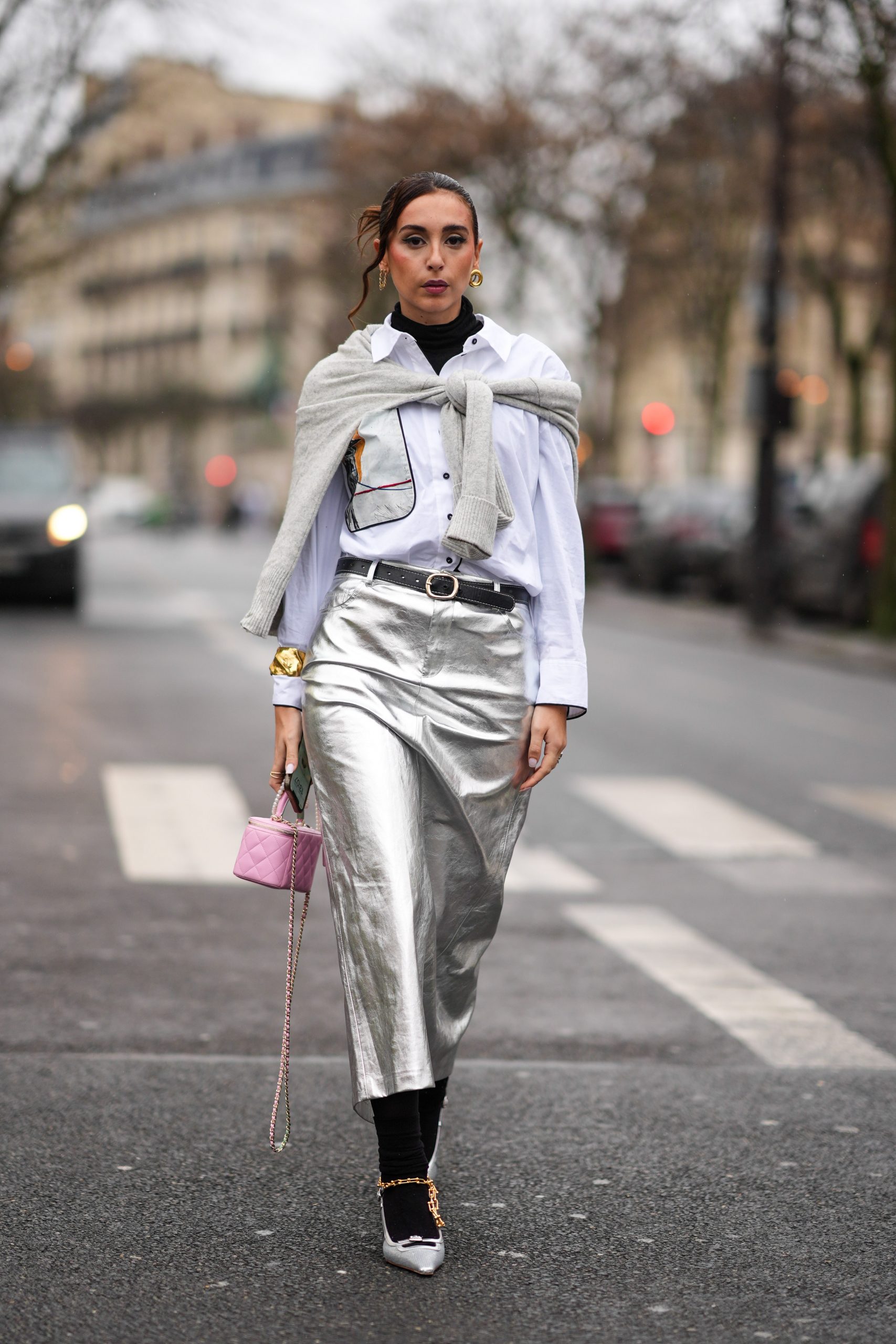 The Silver Skirt Trend Is Taking Over in a Big Way This Spring | Who What Wear