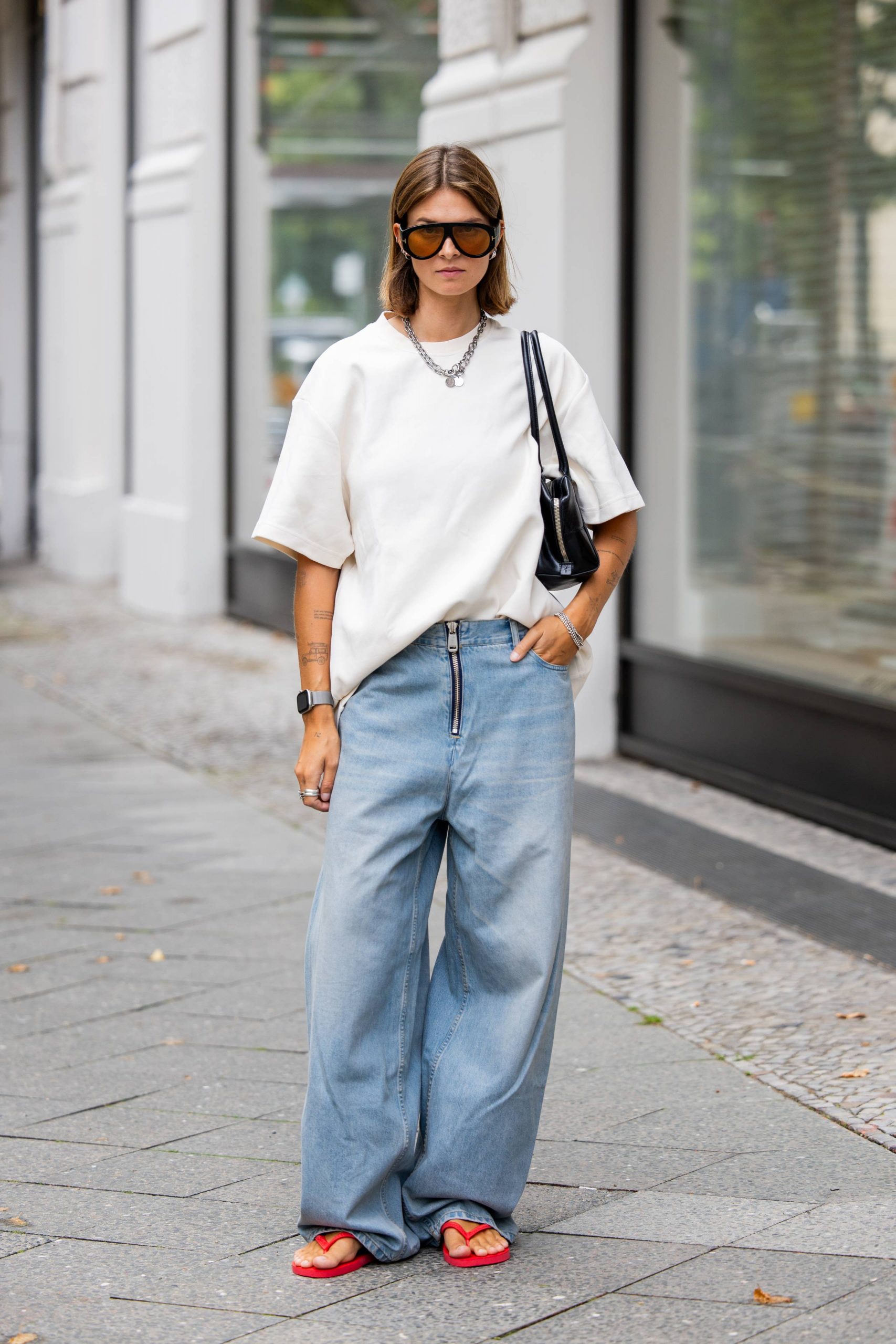 Ultimate Comfort: Extremely Baggy Low-Rise Jeans with Oversized Tee Ultimate Comfort: Extremely Baggy Low-Rise Jeans with Oversized Tee — Low Rise Jeans 2027