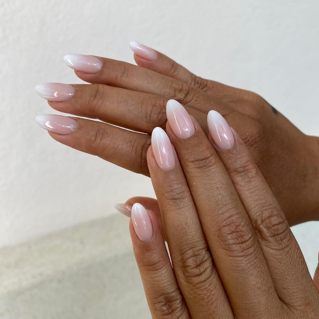 Double French Ombre Pink and White Double French Ombre Pink and White — Summer Ombre Nails 2027