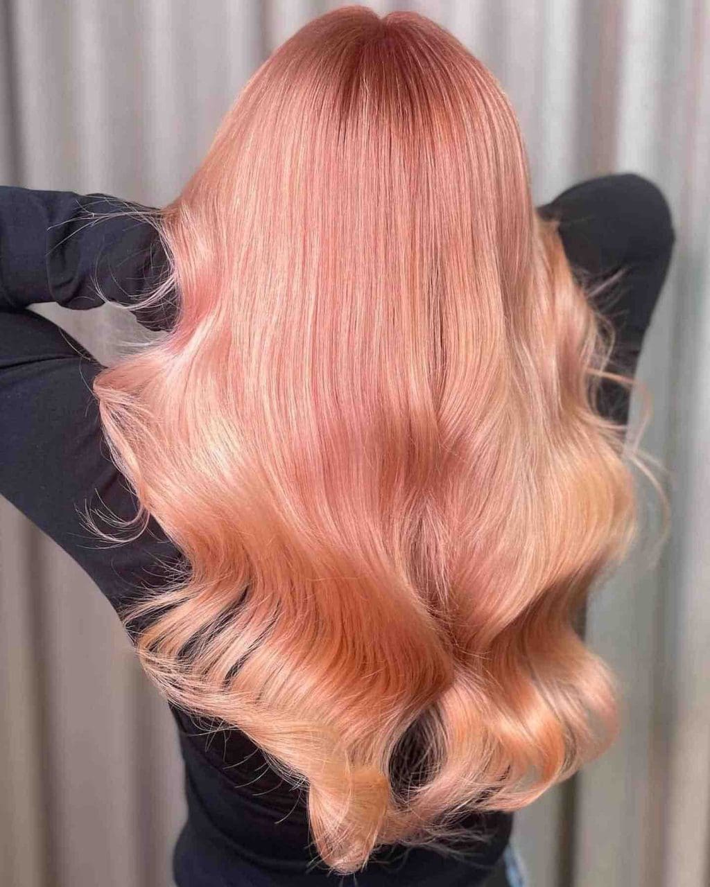 Vibrant Peach Blonde With Sun-Kissed Ends Vibrant Peach Blonde With Sun-Kissed Ends — Peach Blonde Hair 2027