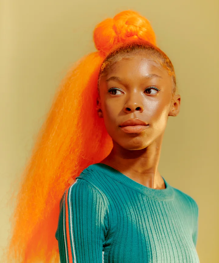 Vivid Orange High Ponytail Vivid Orange High Ponytail — Hair Color Trends 2027