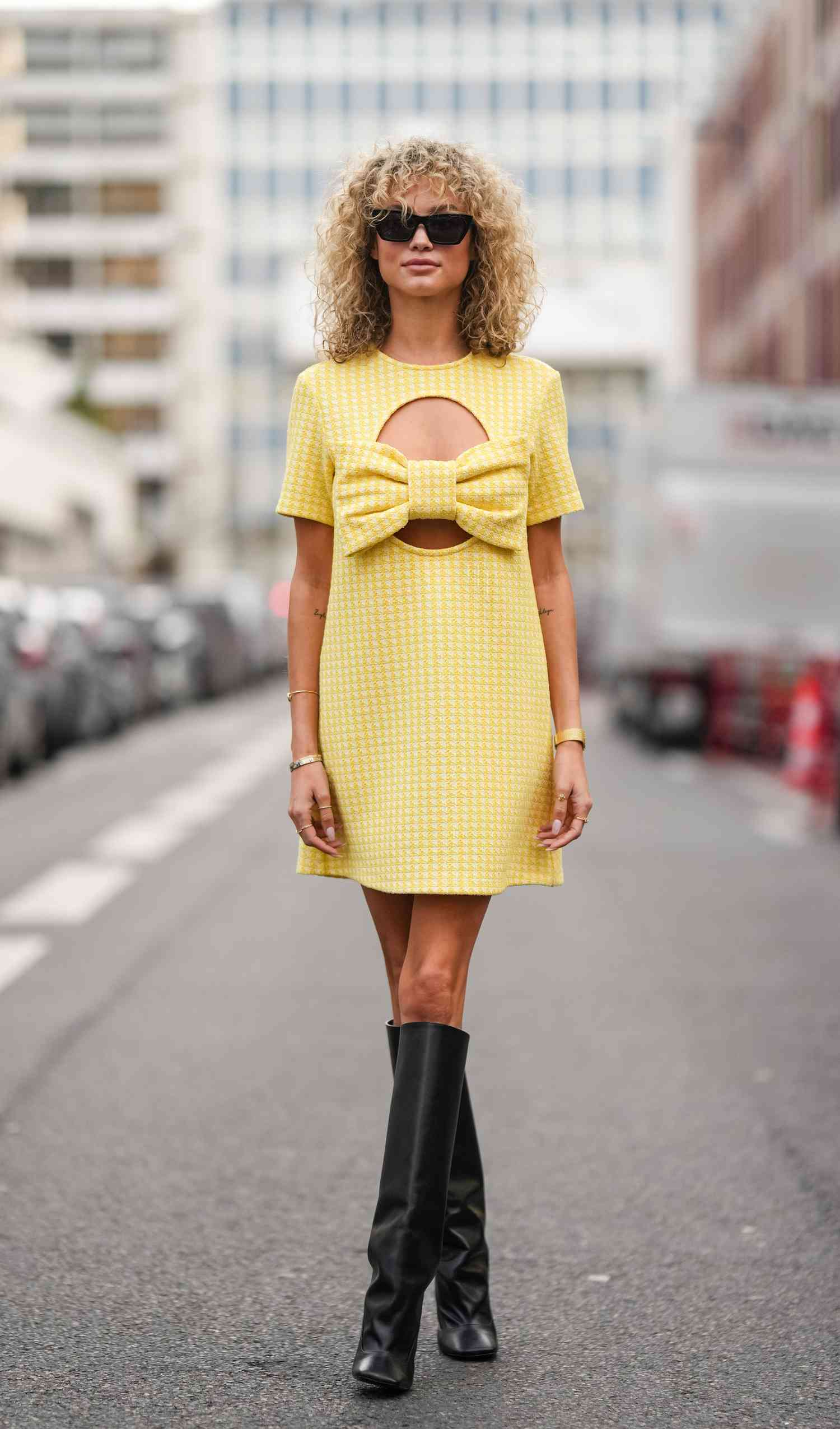 Playful Gingham Mini Dress with a Bow Detail — Mod Outfits 2027