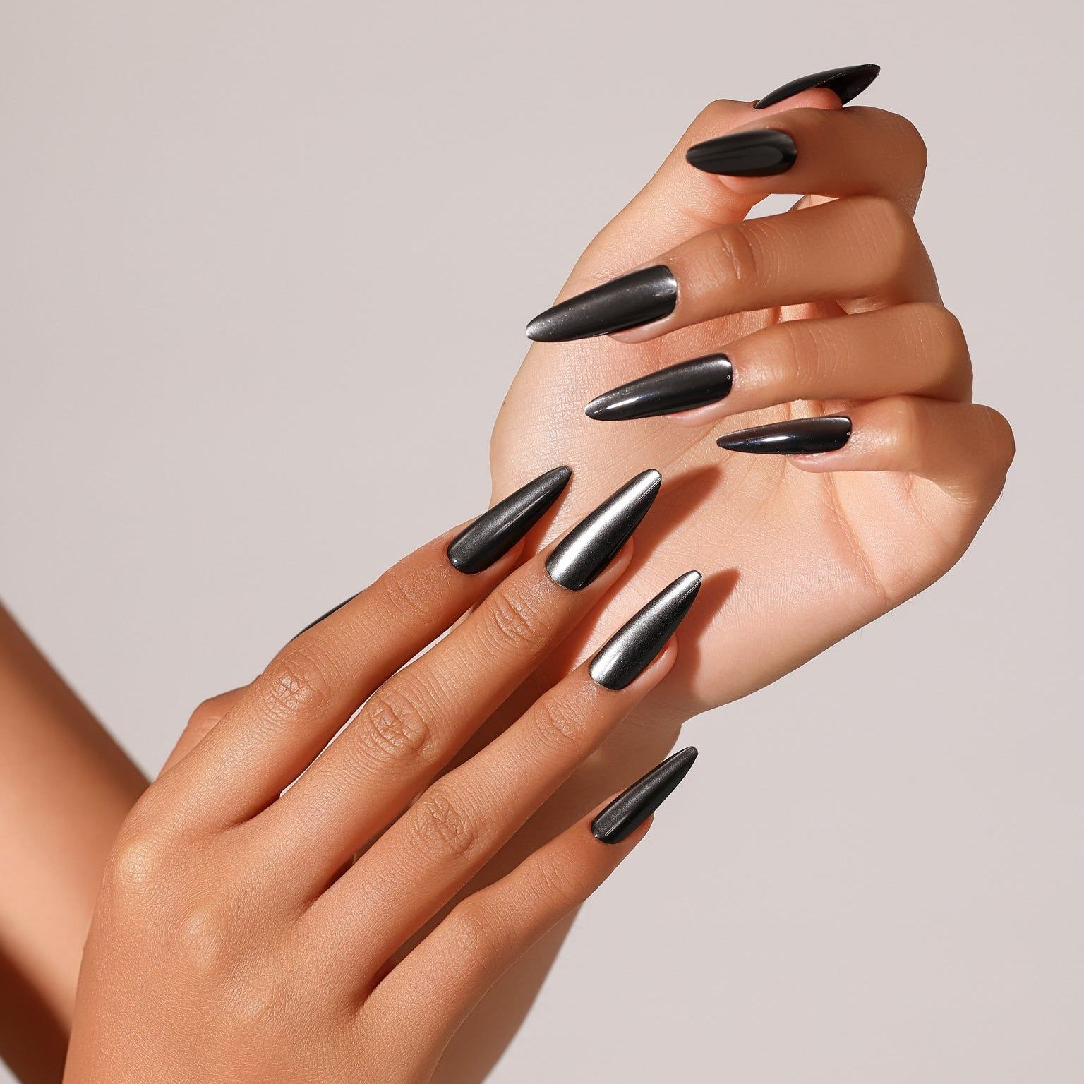 Night Out Visual Idea Night Out Visual Idea — Dark Chrome Nails 2027