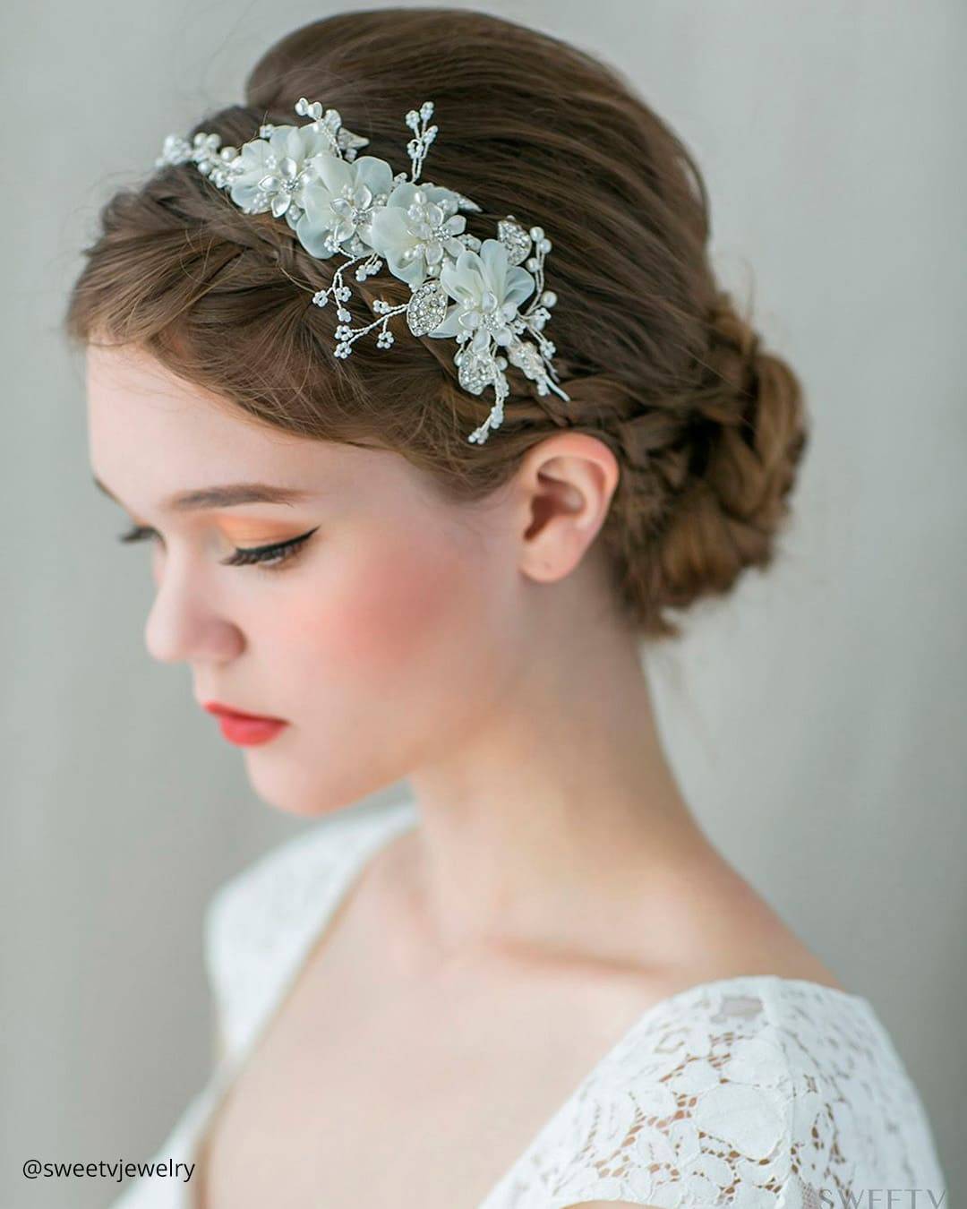Braided Updo With Headband Braided Updo With Headband — Sweet 16 Hairstyles 2027