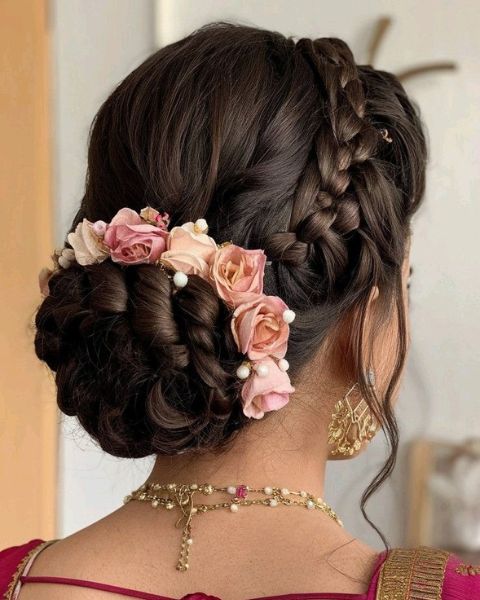 Low Textured Bun with Blonde Highlights Low Textured Bun with Blonde Highlights — Bun Hairstyles 2027
