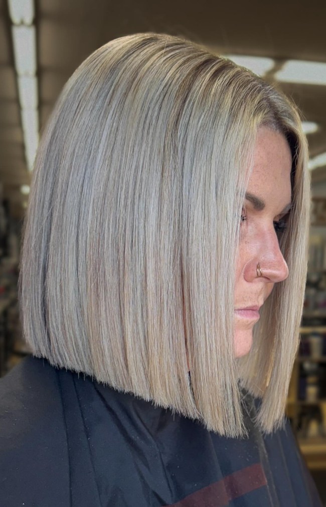 Blunt Bob Precision Ash Blonde Chin Bob — Blunt Bob 2027
