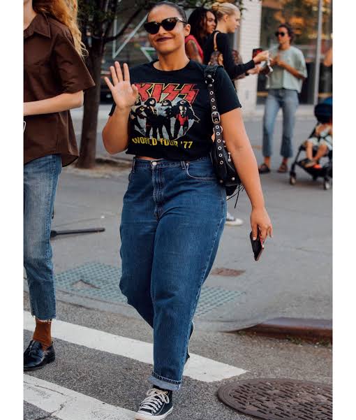 Classic Band T-Shirt Tucked into Relaxed Jeans for a Casual Concert Look — Concert Outfits 2027