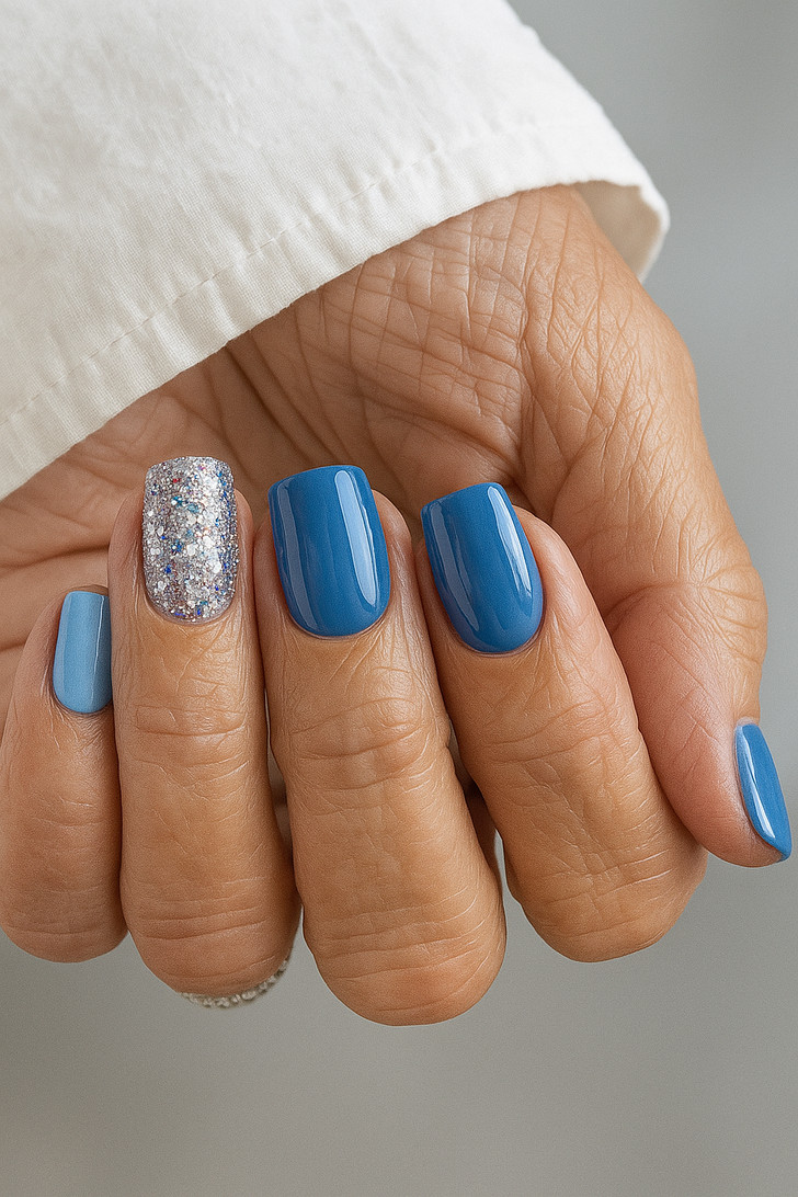 Matte to Glossy Brown French Tips Matte to Glossy Brown French Tips — Classy Nails 2027 for Mature Hands