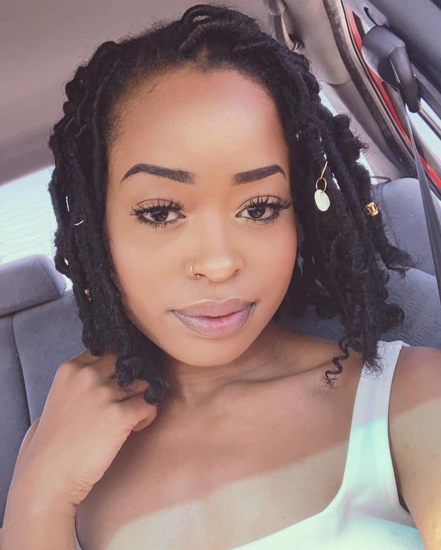 Wavy Black Locs With Loose Curls Wavy Black Locs With Loose Curls — Distressed Locs 2027