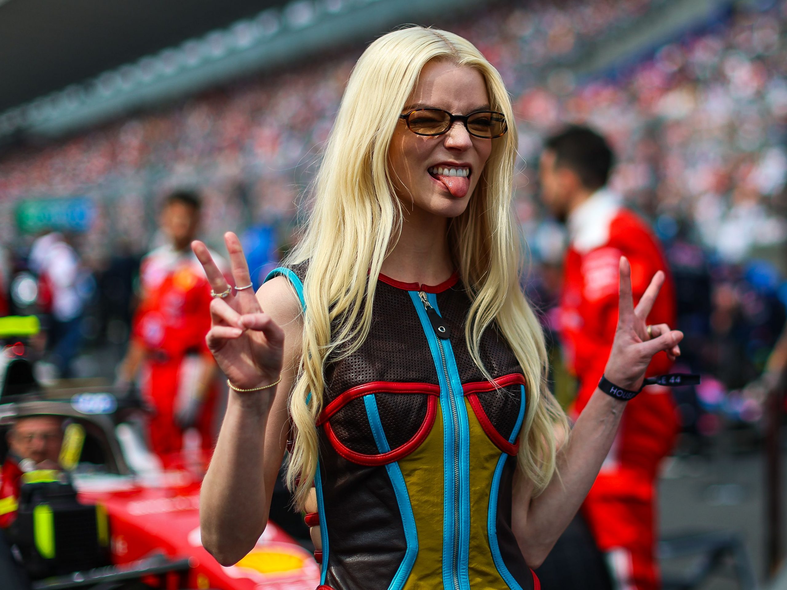 Corset Top with Leather and Mesh Details — NASCAR Outfits 2027
