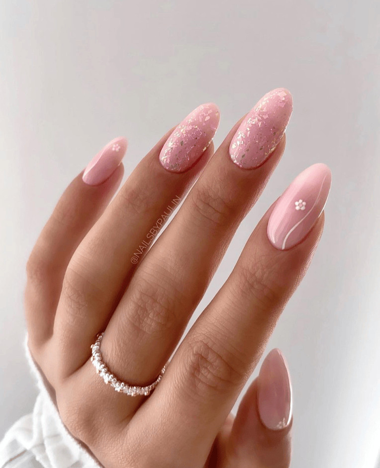 Medium Almond Visual Idea Medium Almond Visual Idea — Long Almond Pink Nails Ideas 2027