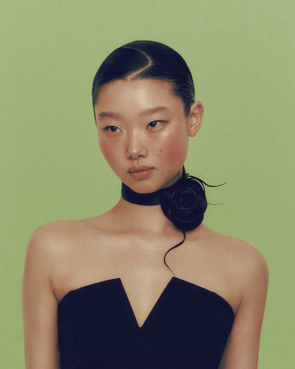 Sharp Graphic Bun With Wet Look Sharp Graphic Bun With Wet Look — Slicked Back Bun 2027
