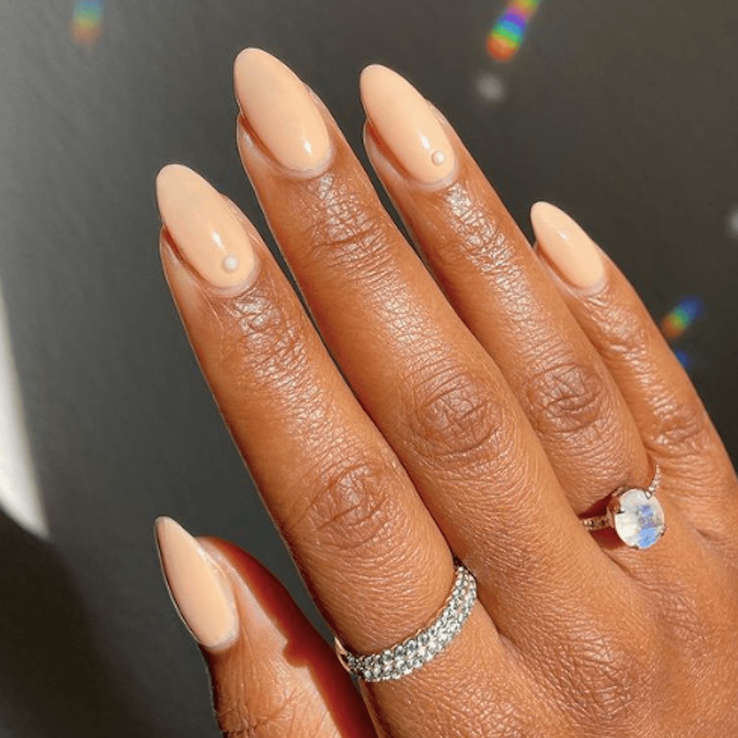 Minimalist Dots Visual Idea Minimalist Dots Visual Idea — Peach Almond Nails 2027