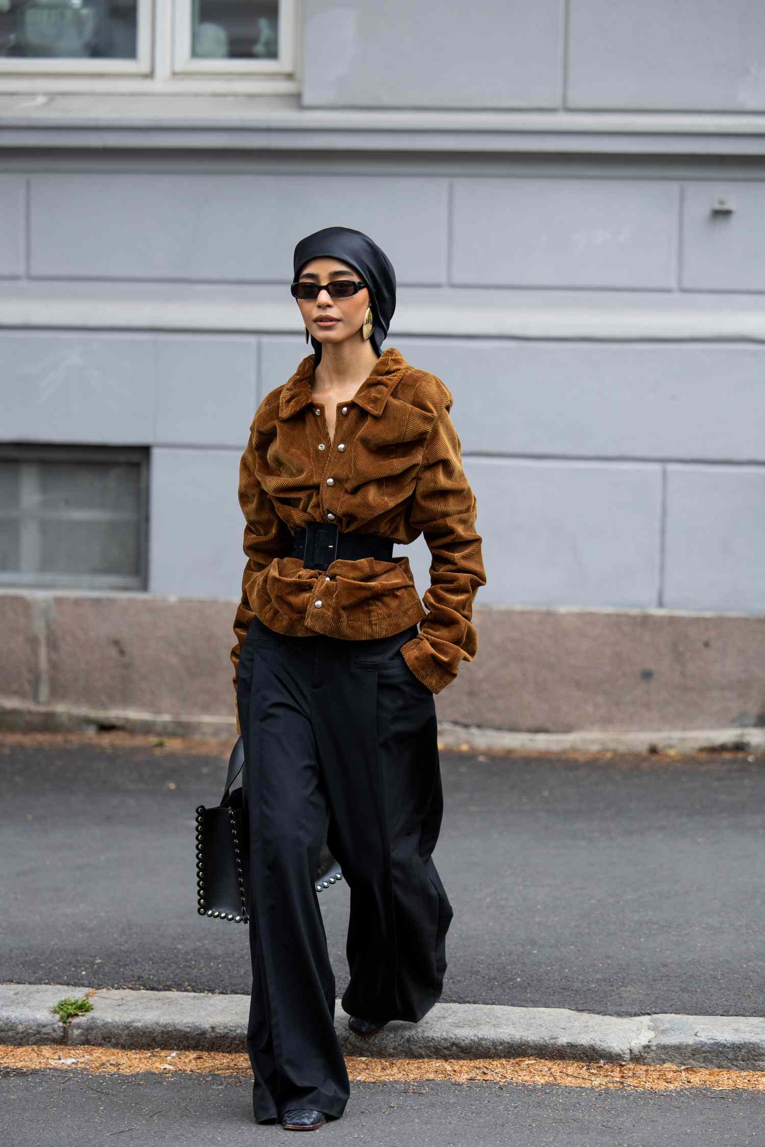 Textural Contrast: Corduroy Jacket with Wide-Leg Trousers Textural Contrast: Corduroy Jacket with Wide-Leg Trousers — TikTok Outfits 2027