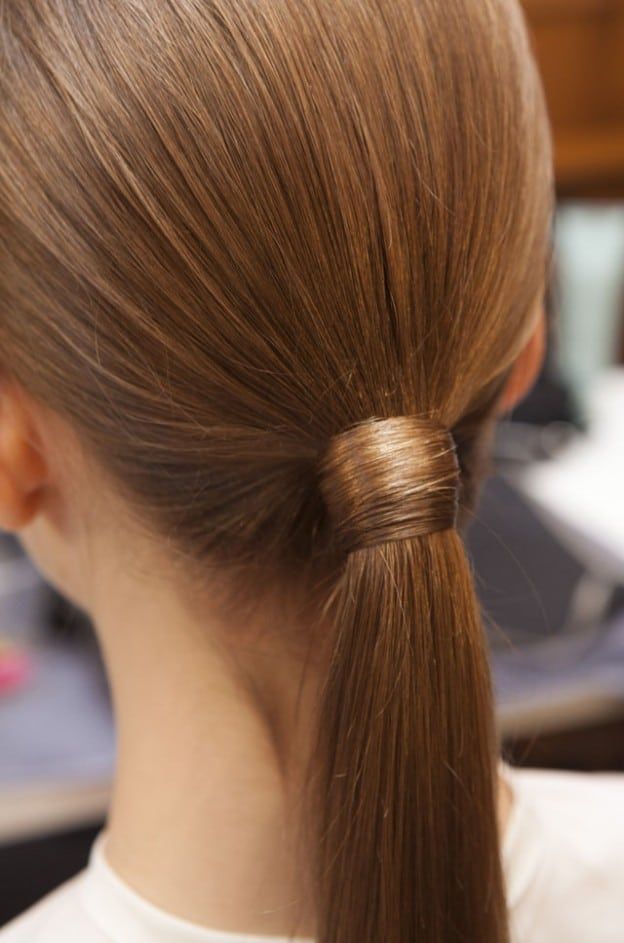 Collarbone Length Visual Idea Collarbone Length Visual Idea — Ponytail Hairstyles 2027 for School