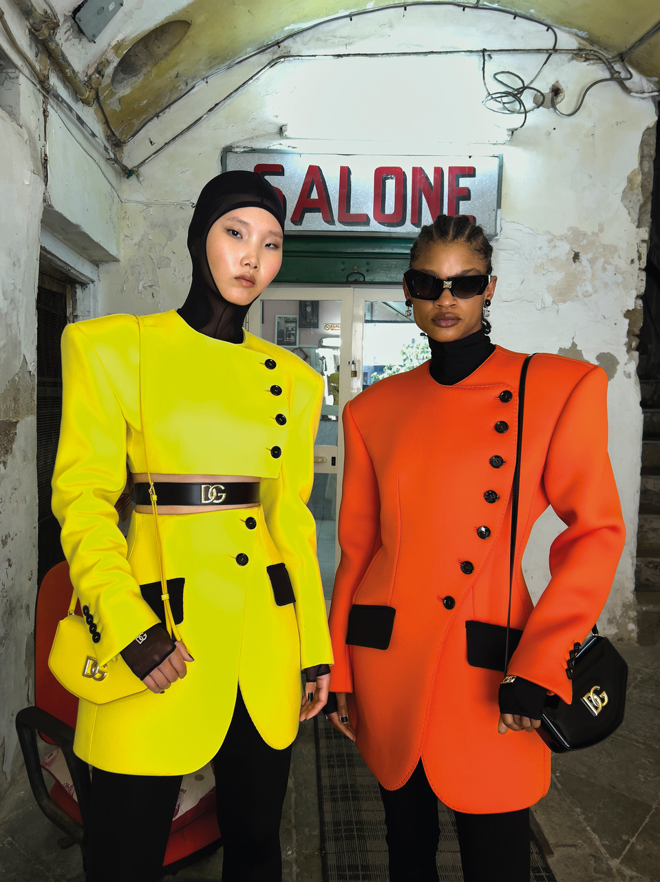 Sharp Yellow Blazer with Balaclava Edge Sharp Yellow Blazer with Balaclava Edge — Winter Colorful Outfits 2027
