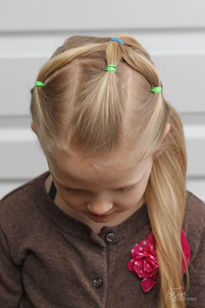 Blonde With Lighter Highlights Visual Idea — Little Girl Gymnastics Hairstyles 2027