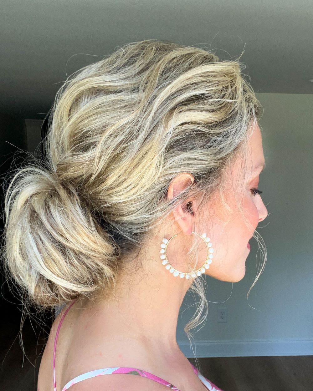 Low Textured Bun Ash Blonde — Knotted Bun Hairstyles 2027