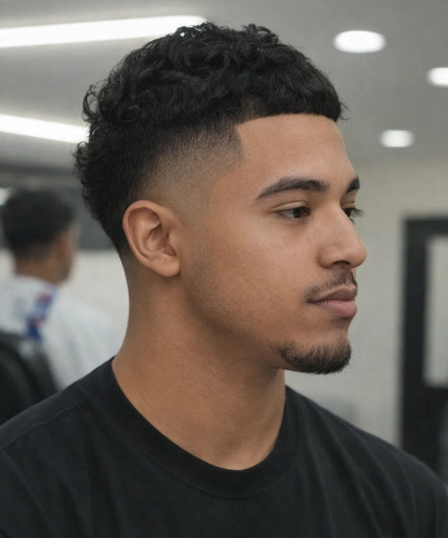 Fade With Textured Curly Crop Fade With Textured Curly Crop — Trendy Haircuts 2027
