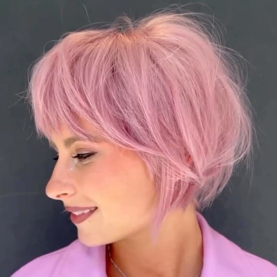 Chin Choppy Pastel Pink Bob Chin Choppy Pastel Pink Bob — Pink Bob 2027