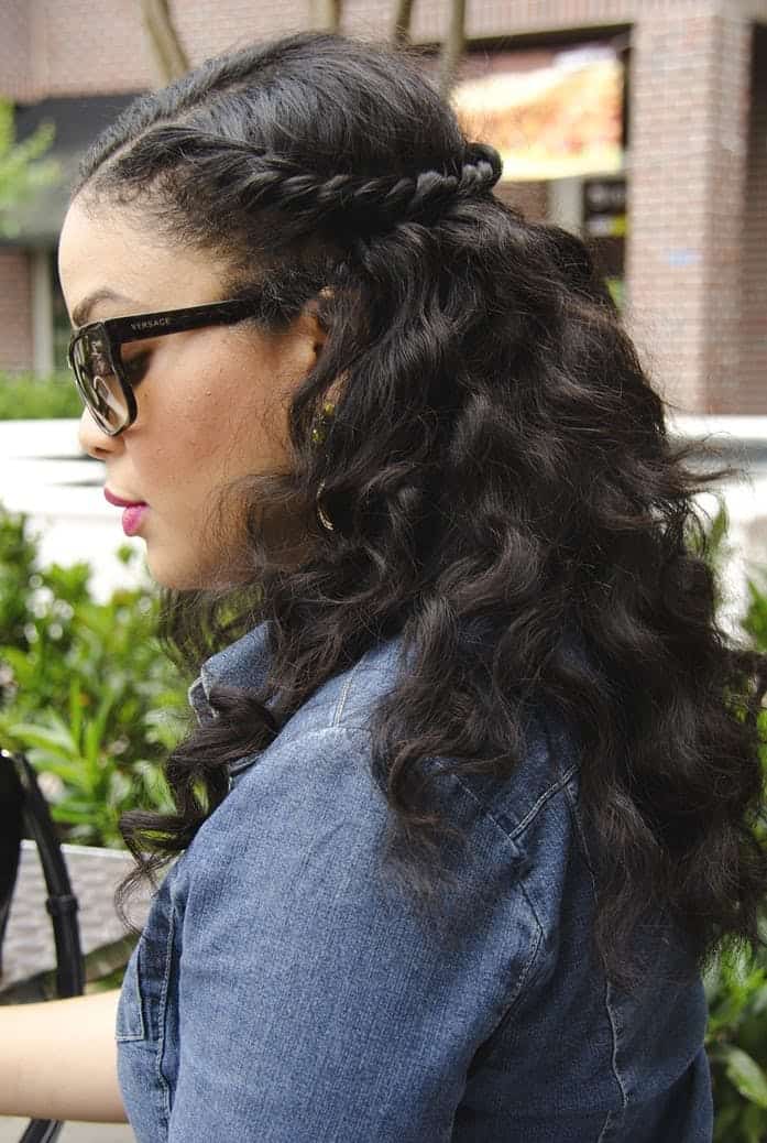 Dark Brown Twisted Braids Side Part Dark Brown Twisted Braids Side Part — Half Up Half Down Hairstyles 2027