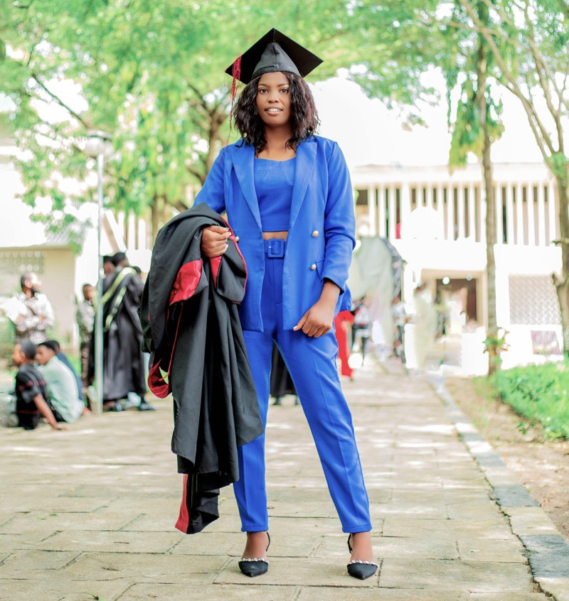 Monochromatic Royal Blue Suit Ensemble Monochromatic Royal Blue Suit Ensemble — Graduation Ceremony Outfits 2027