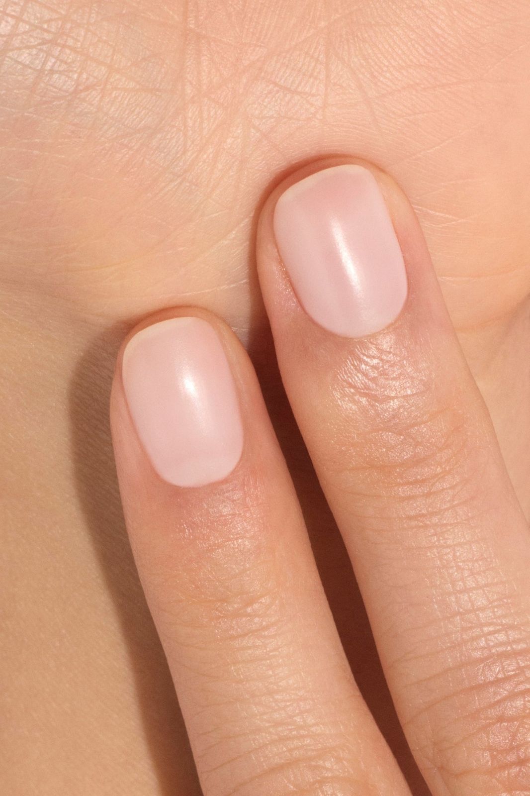 Sheer Milky Pink Short Squares — Nails 2027 for Pale Skin