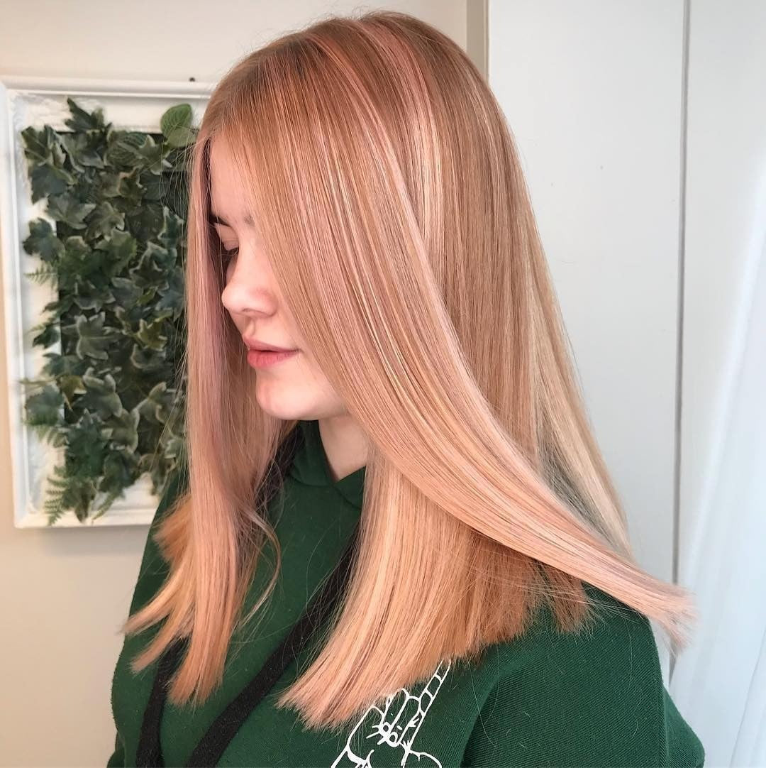 Side View Visual Idea Side View Visual Idea — Blonde 2027 with Pink Hair