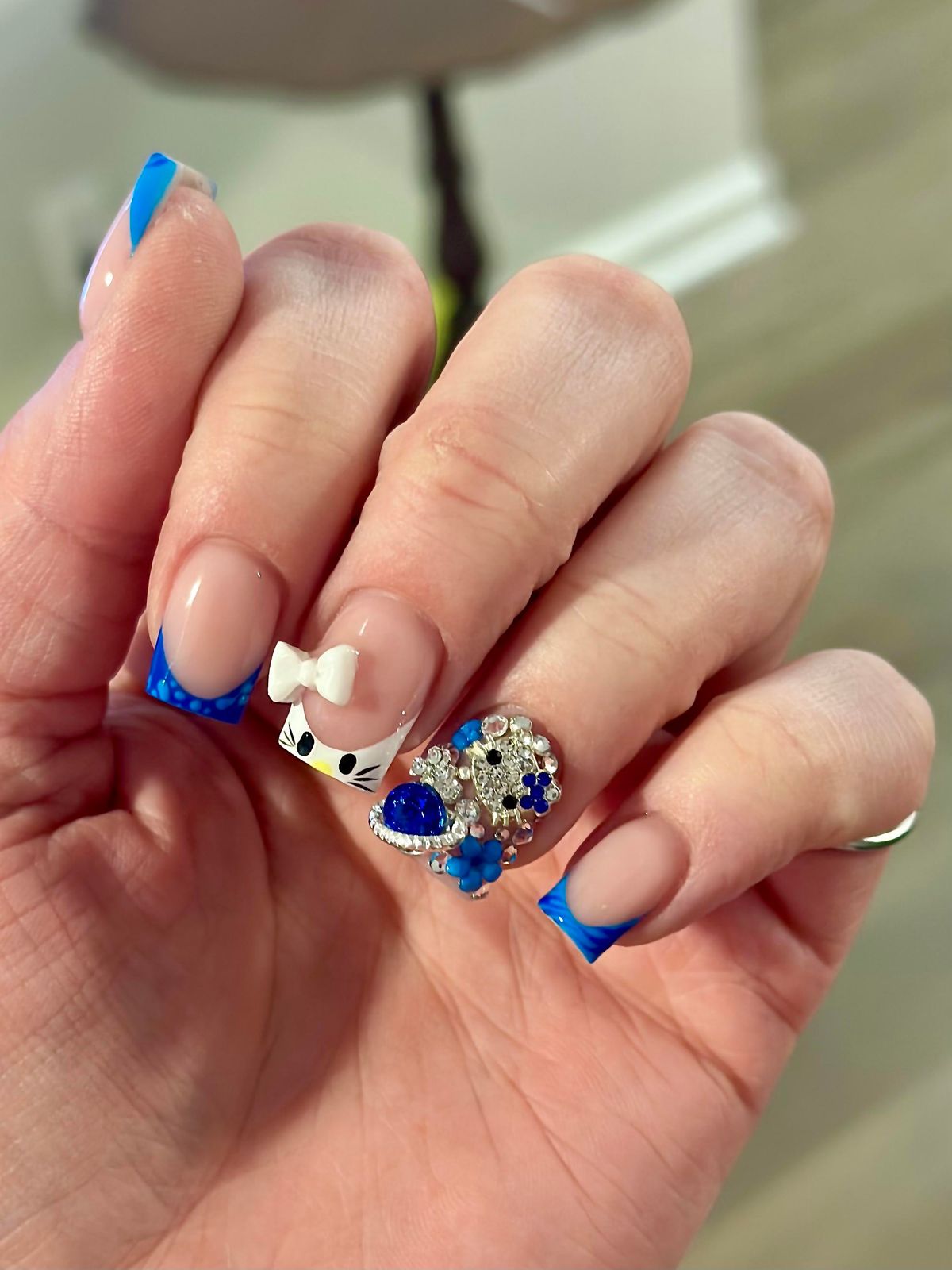 Quirky Blue French Hello Kitty Nails Quirky Blue French Hello Kitty Nails — French Hello Kitty Nails 2027