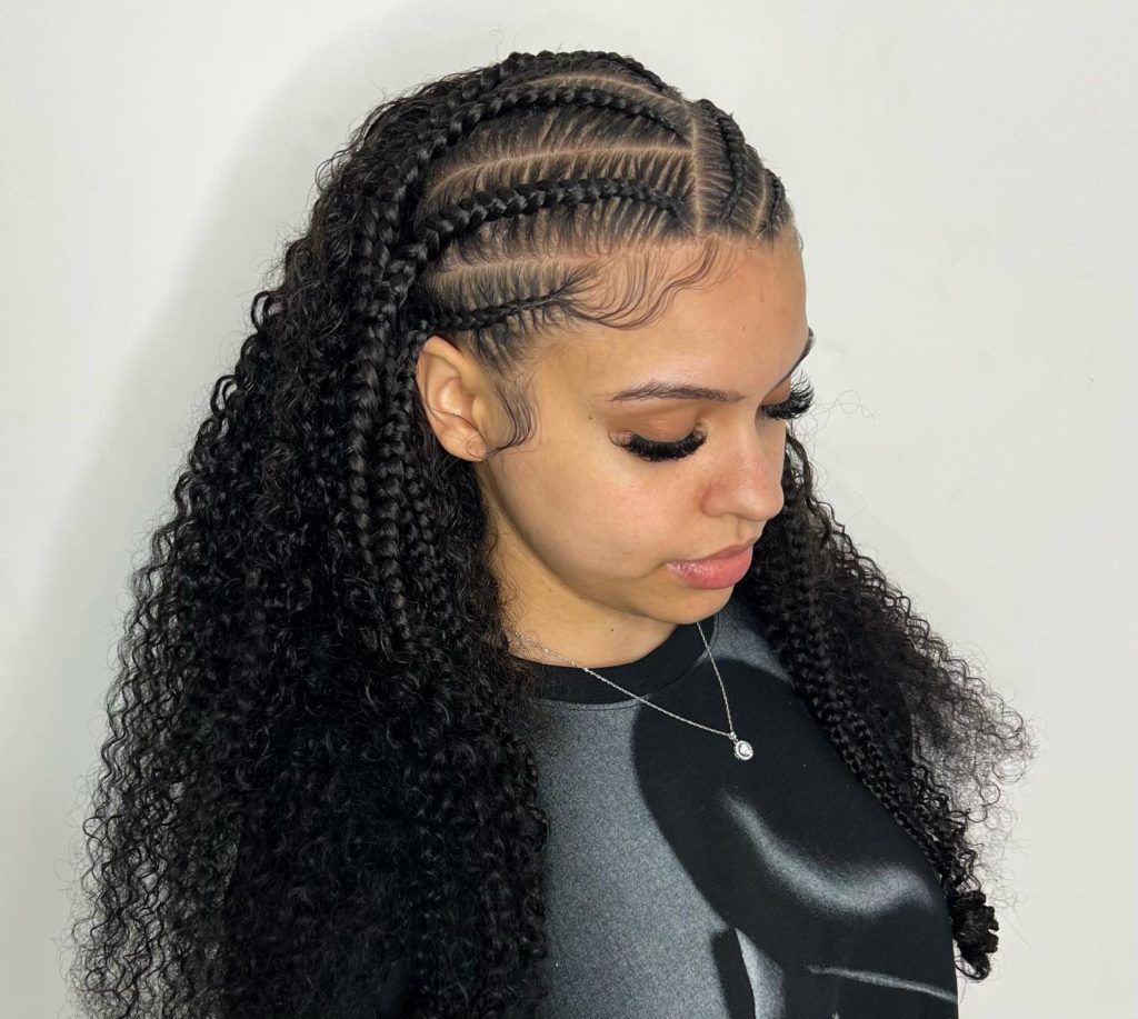 Intricate Braids Crown Curly Hair Intricate Braids Crown Curly Hair — Half Up Half Down Hairstyles 2027 with Weave