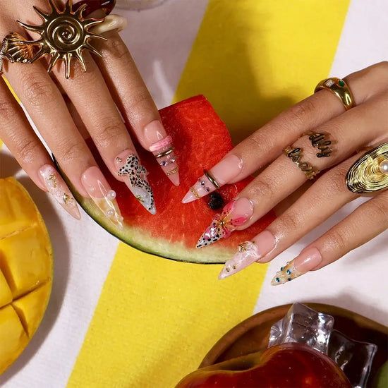 Glossy Some Iridescent 3D Texture Visual Idea — Coastal Nails 2027