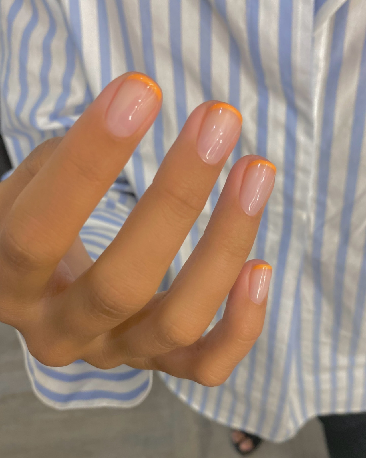 Summery Visual Idea Summery Visual Idea — Colored Micro French Nails 2027