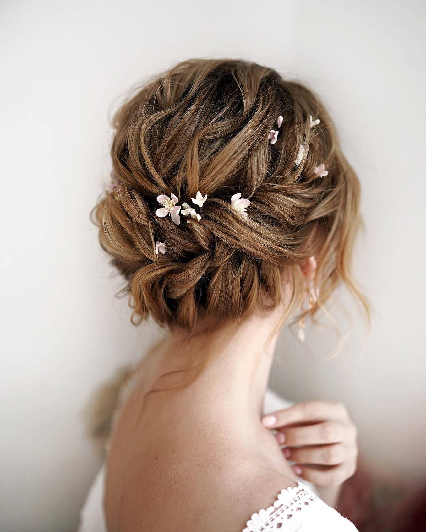 Dark Brown Soft Waves Collarbone Length — Beach Wedding Hair 2027