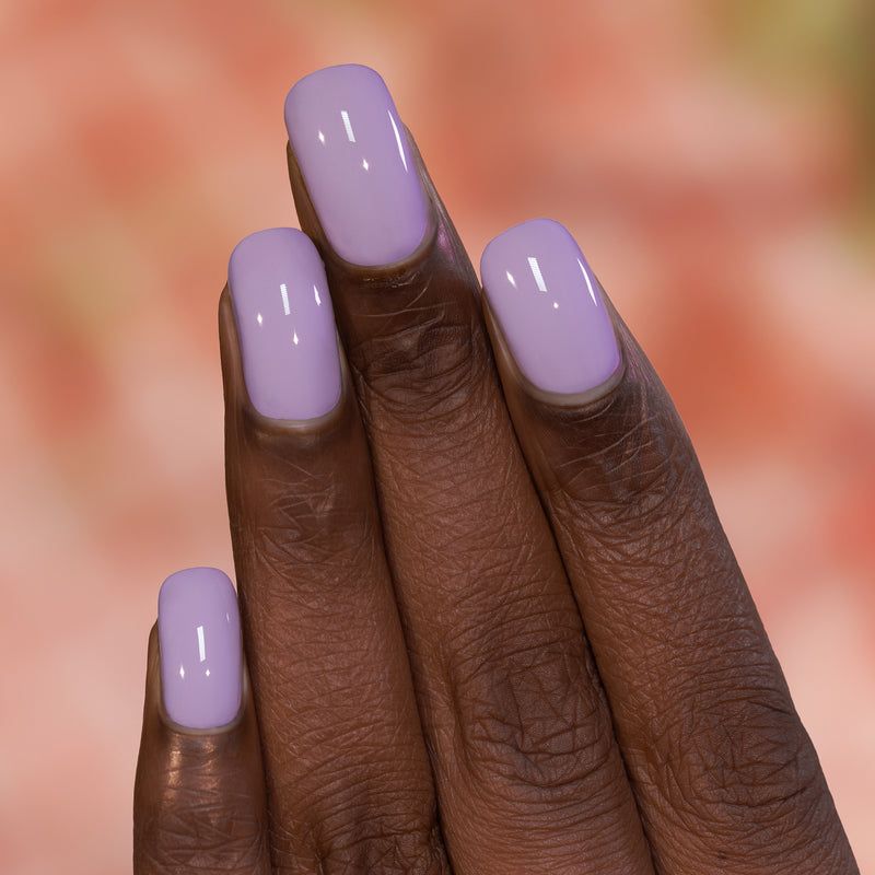 Pastel Purple High-Gloss Nails — Pastel Nails 2027 for Dark Skin
