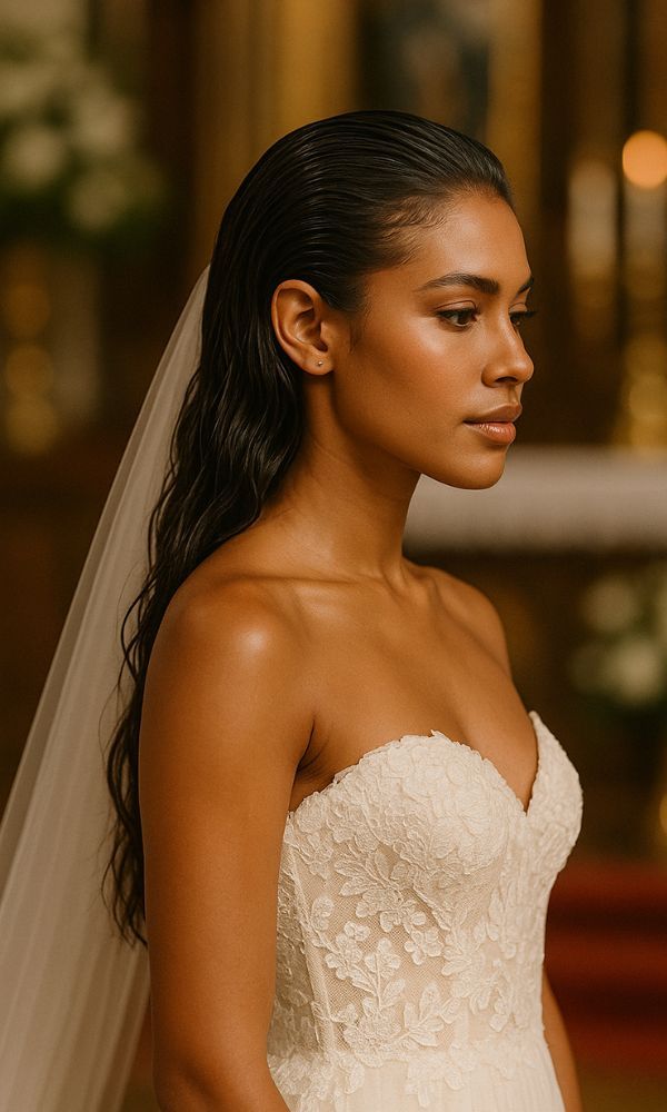 No Bangs Visual Idea No Bangs Visual Idea — Church Wedding Hairstyles 2027