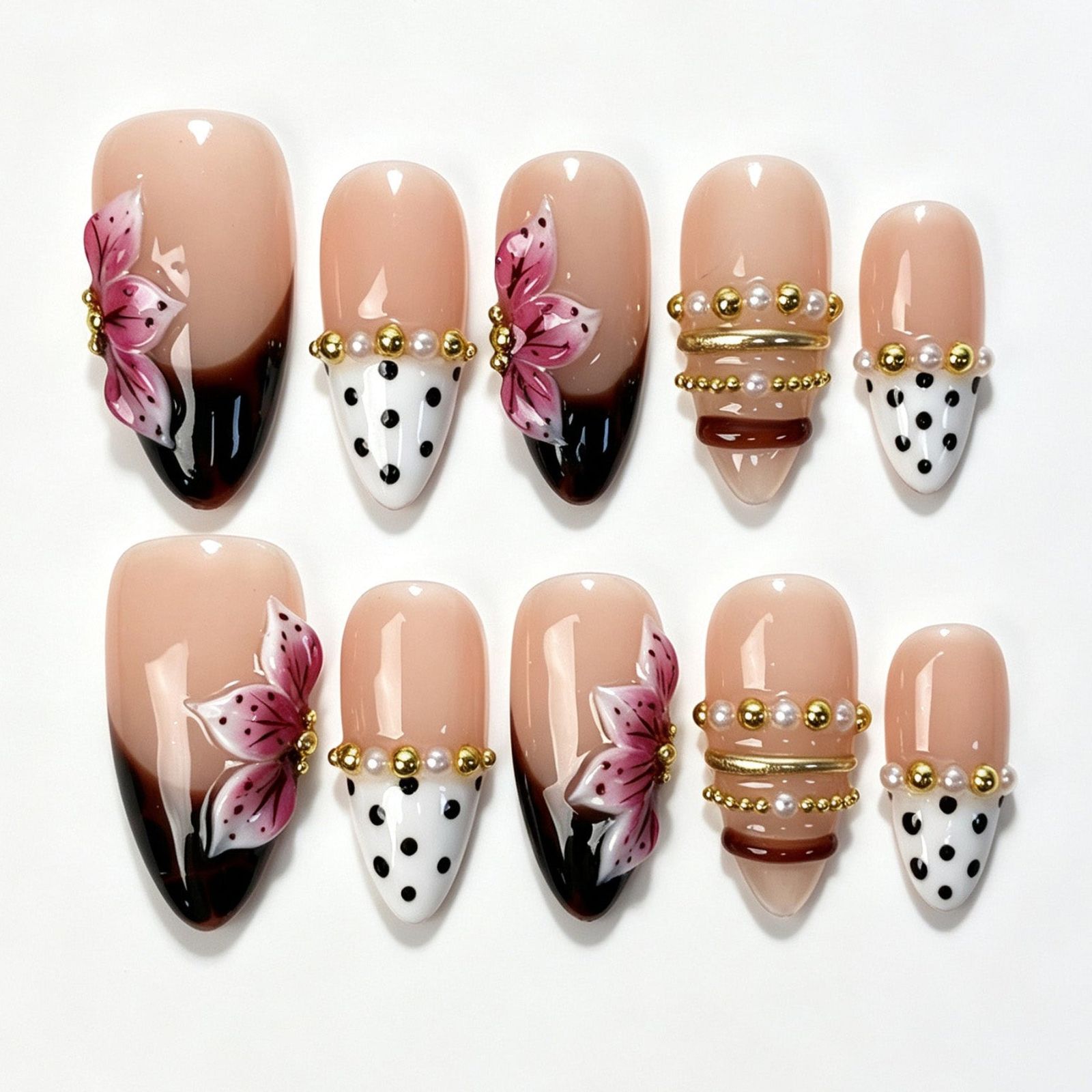 Milky Shimmery Visual Idea Milky Shimmery Visual Idea — Painted Petal Nails 2027