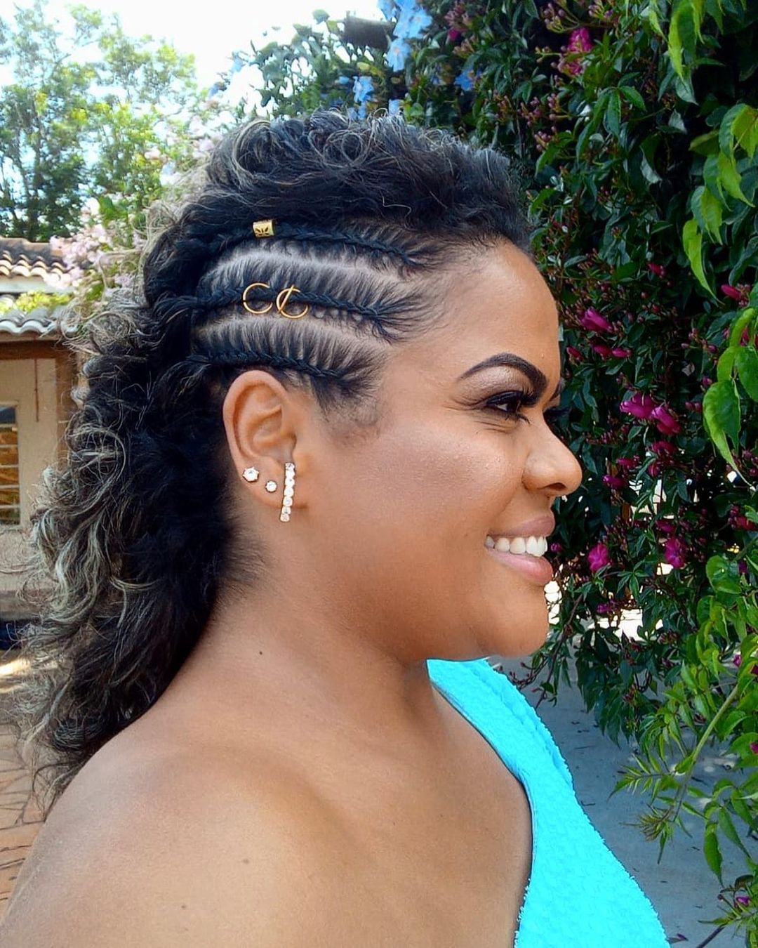 Mohawk Braids with Curly Sides Mohawk Braids with Curly Sides — Braided Hairstyles 2027 with Curls
