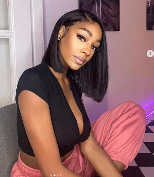 Sleek Chin-Length Black Bob Sleek Chin-Length Black Bob — Winter Hairstyles 2027 for Black Women