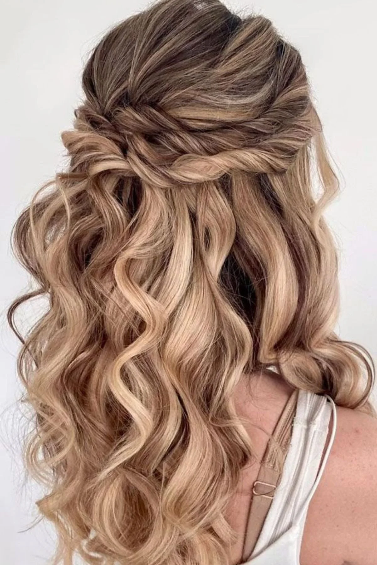 Twisted Braided Front With Waves Twisted Braided Front With Waves — Half Up Half Down 2027