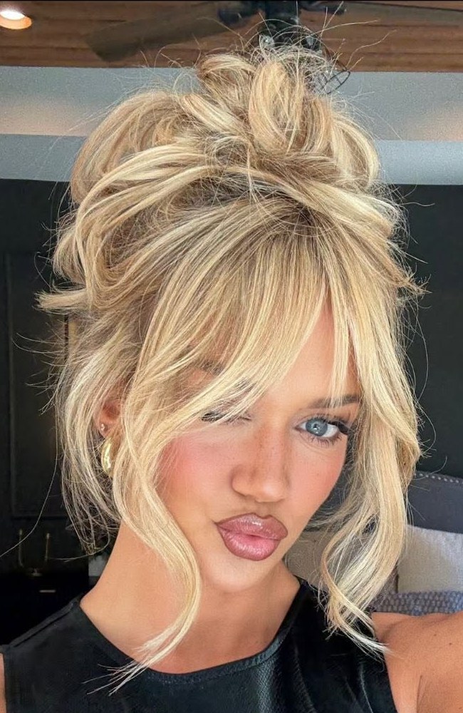 Ash Blonde Collarbone Lob Low Bun Ash Blonde Collarbone Lob Low Bun — Bun Hairstyles 2027