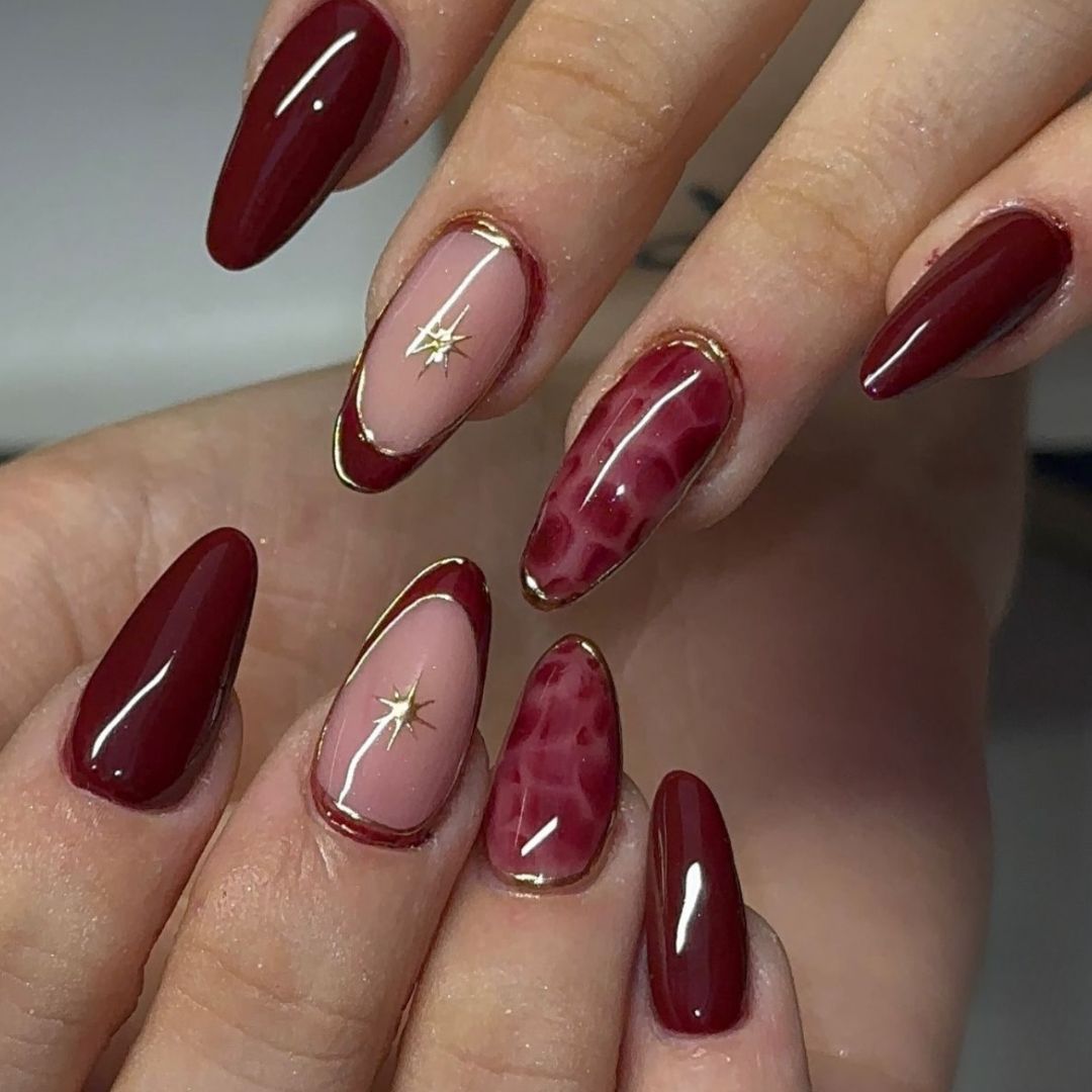 Captivating Cat-Eye Burgundy — Burgundy Nails 2027