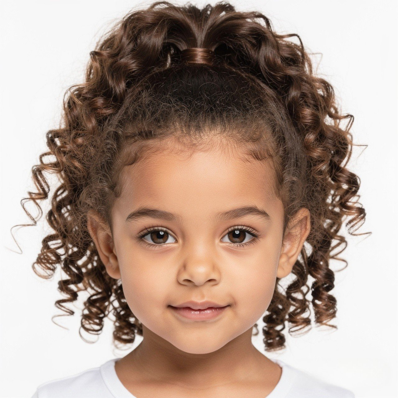 Voluminous Curly Top Ponytail Voluminous Curly Top Ponytail — Ponytail Hairstyles 2027 for Little Girls