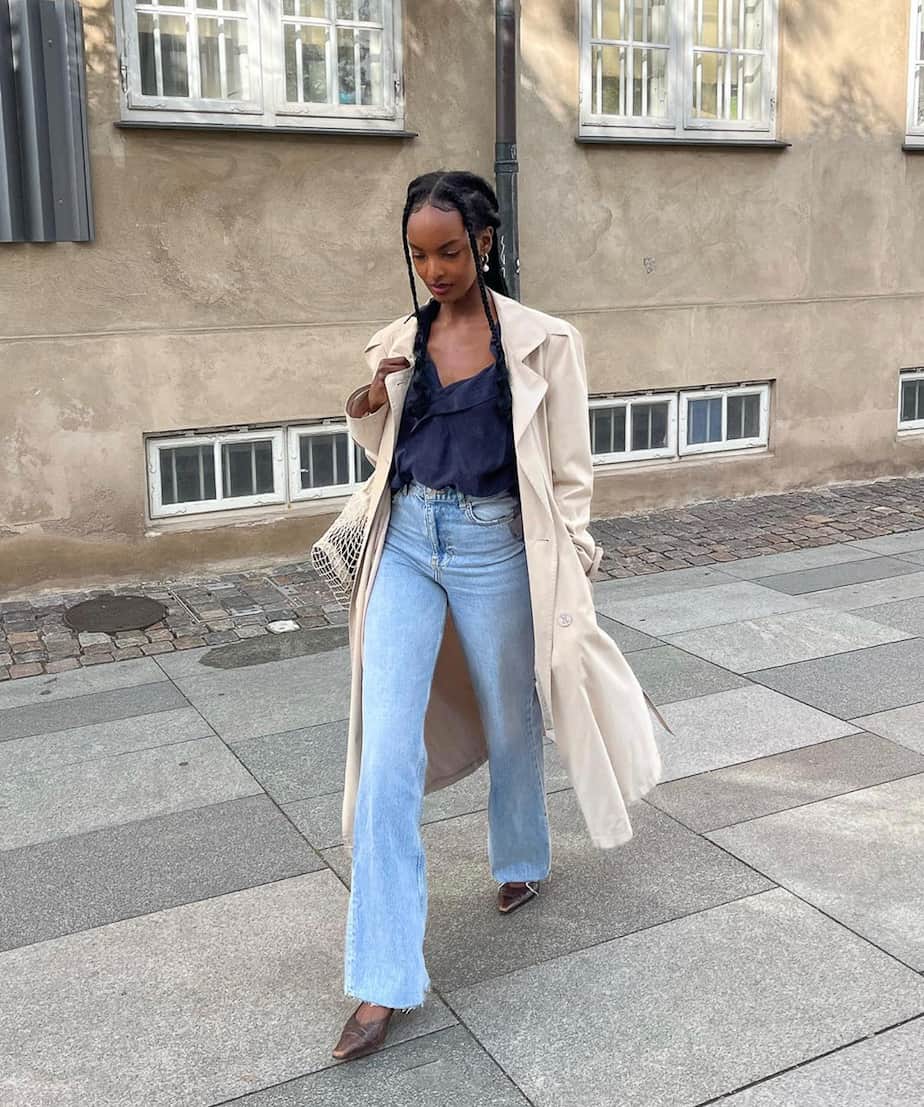 Trench Coat and Silk Camisole: A Sophisticated Spring First Date Ensemble Trench Coat and Silk Camisole: A Sophisticated Spring First Date Ensemble — Spring First Date Outfits 2027